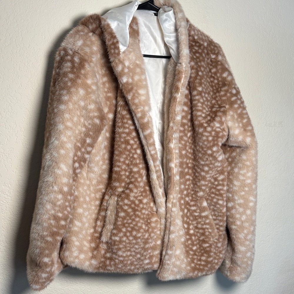 Women's Faux Deer Fur Jacket